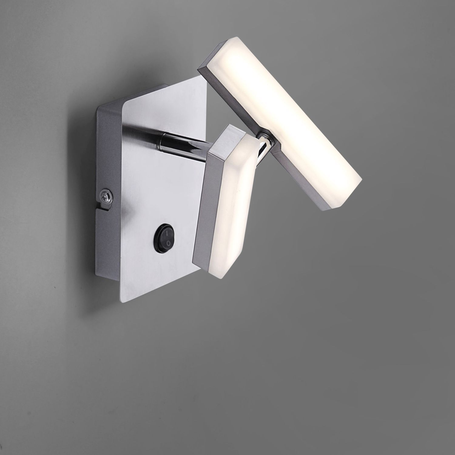 Spot mural LED en acier métal mobile 225 lm interrupteur Elektrisches Gerät, Schalter