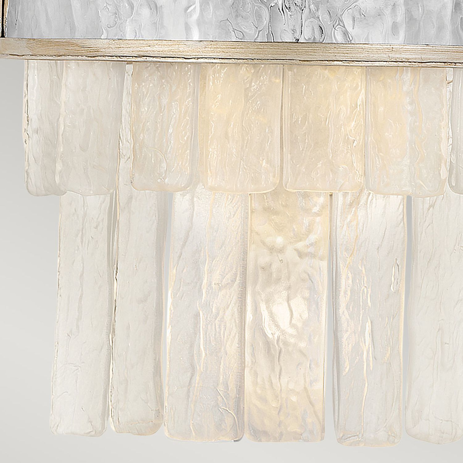 Wandleuchte klein B: 30,5 cm Edelstahl Kristall 2x E14 Up Down