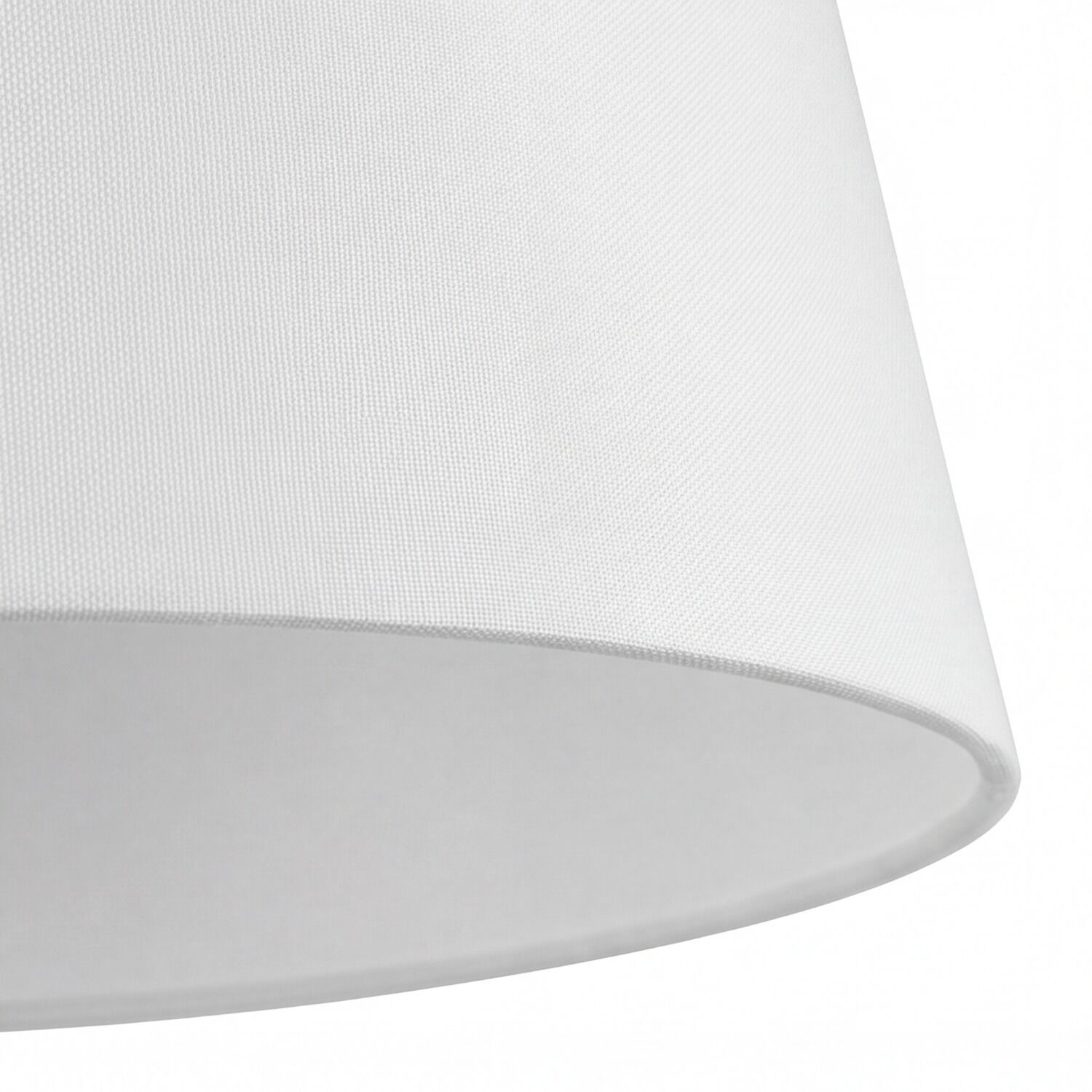 le35056-haengeleuchte-schlafzimmer-esszimmer-wohnzimmer-kueche-innen-textil-metall-e27-ip20-weiss-04 Lampenschirm, Stoff, Weiß, Texturiert, Kegel