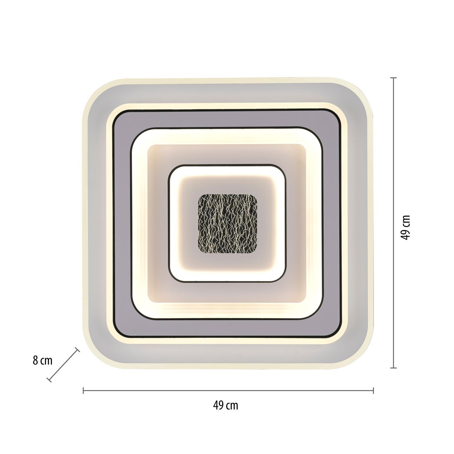 Lampe de plafonnier LED Variateur Télécommande 6500 lm Veilleuse Lampe de plafonnier LED Variateur Télécommande 6500 lm Veilleuse