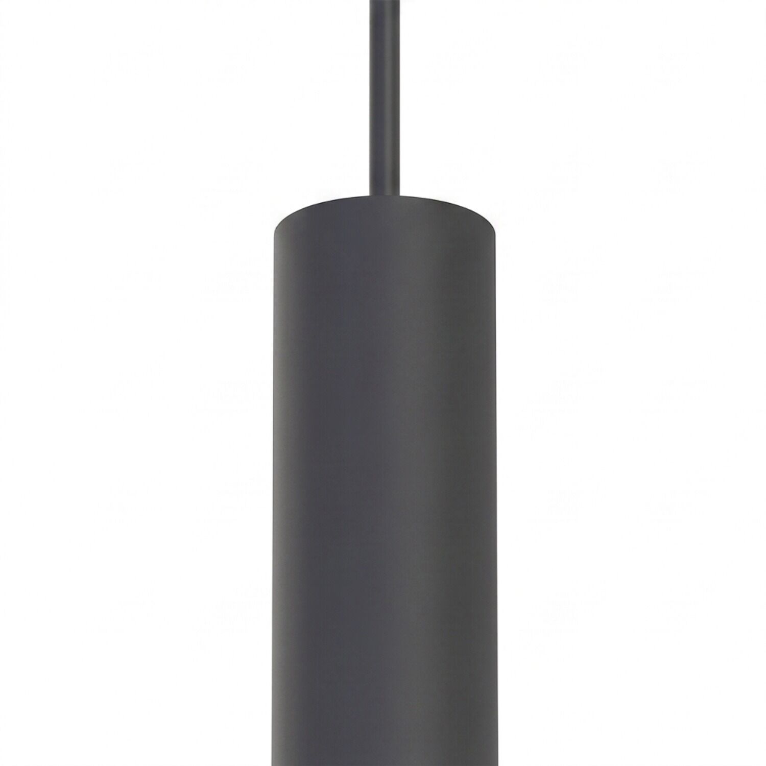 Pendelleuchte, Hängelampe, dunkelgrau, glatte Oberfläche, minimalistisch