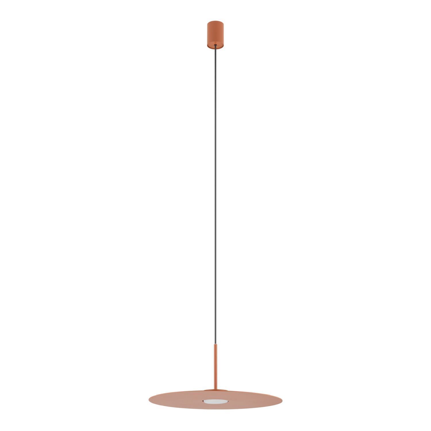 Lampe à suspendre moderne en acier GX53 ronde Ø40 cm Terracota