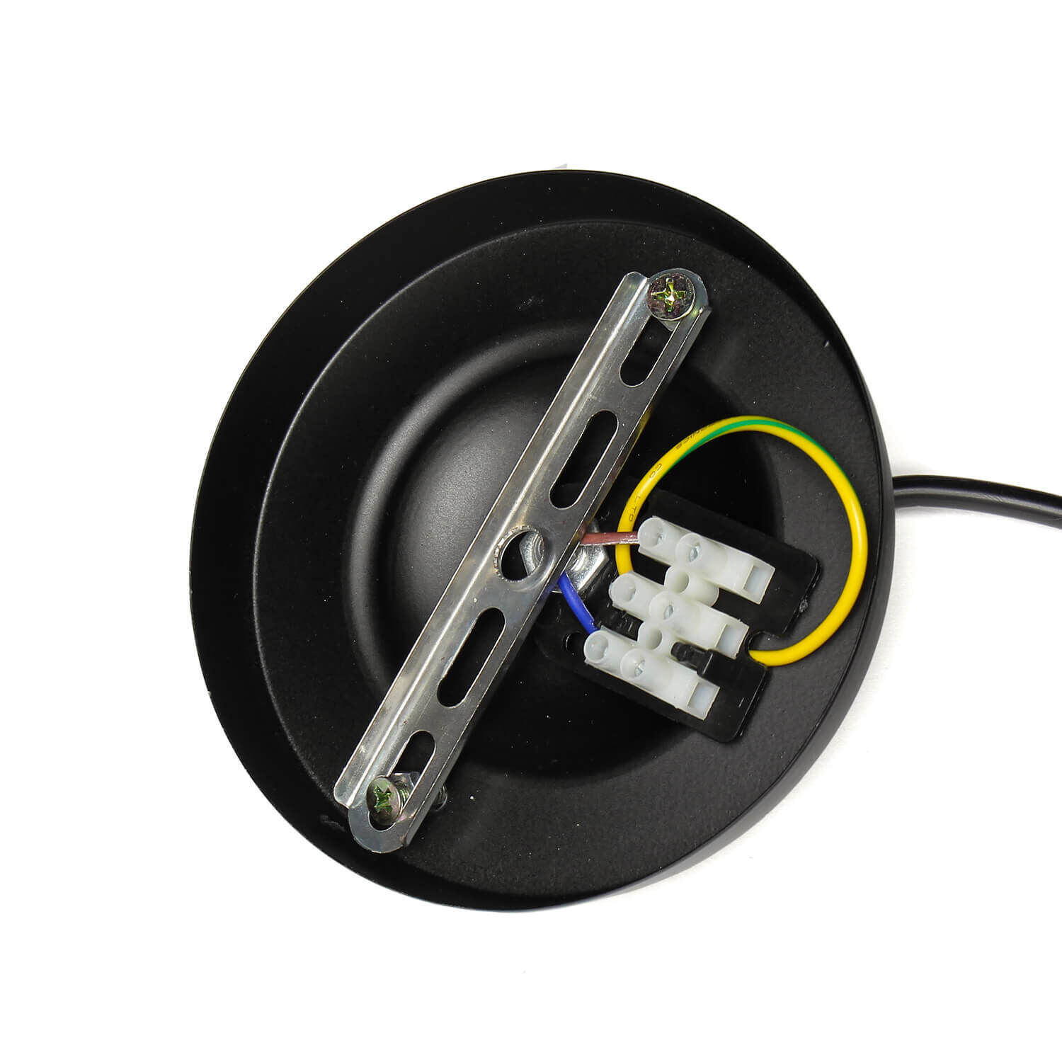 Hängelampe Schwarz Vintage Ø 30 cm Metall E27 Elektronik