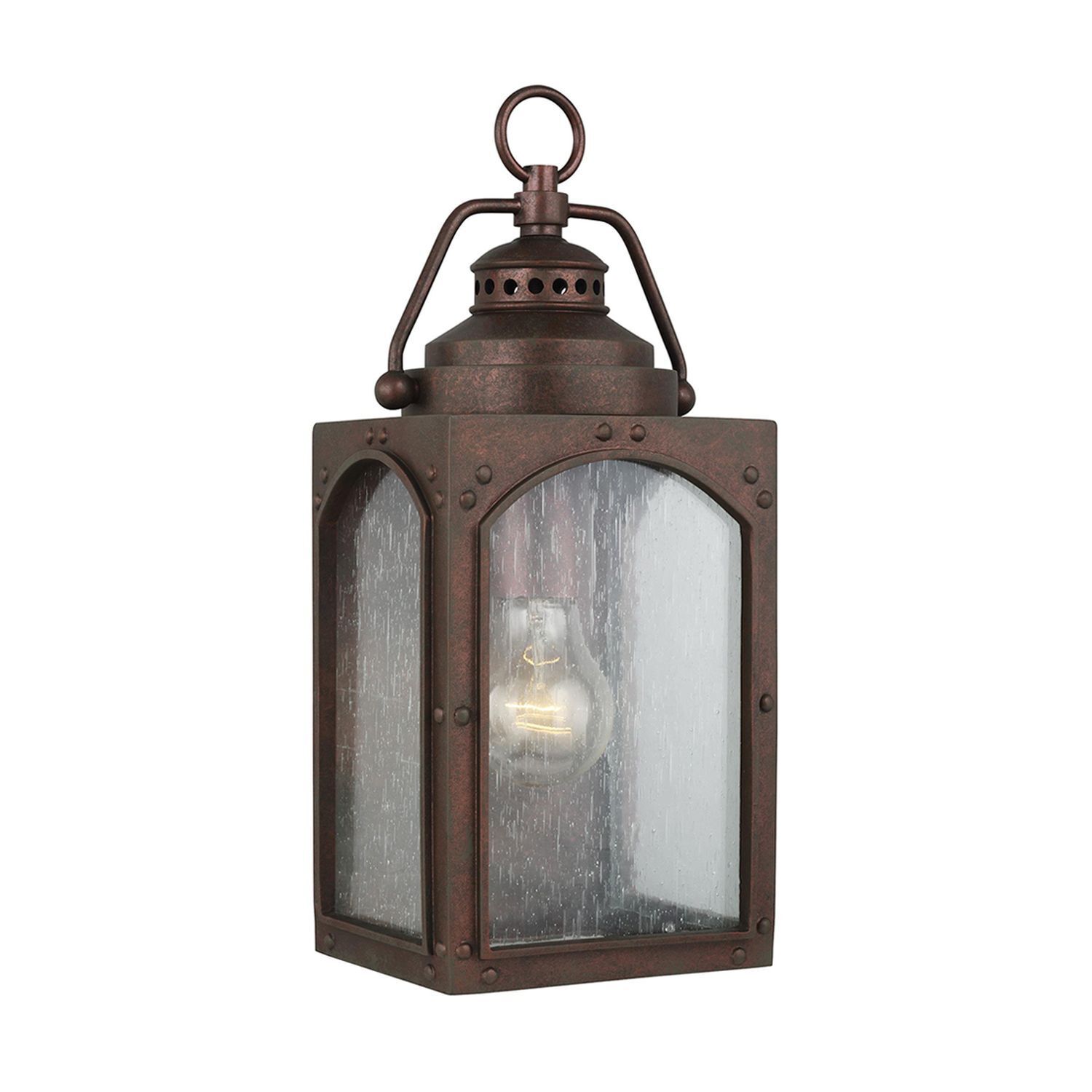 Lampe murale extérieure IP44 en cuivre antique Rustique Vintage