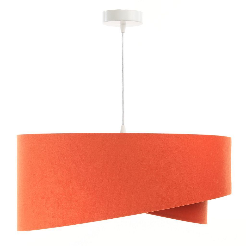 Suspension Orange Or Argent E27 ronde Ø 50 cm