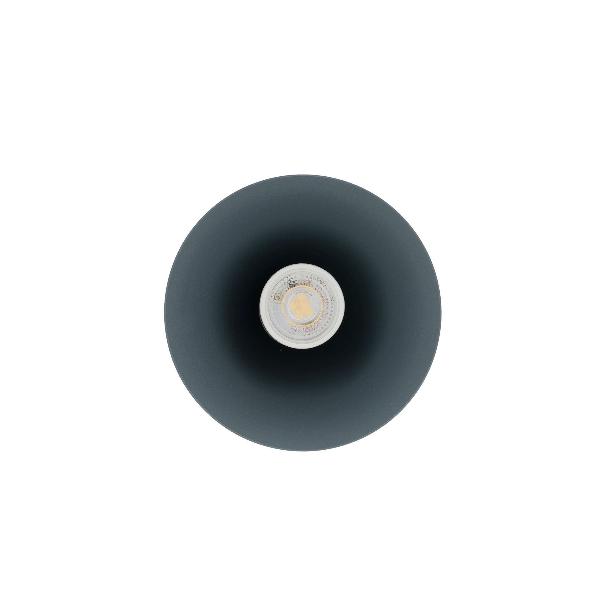 Runde Hängeleuchte Umbra Blau Ø11 cm GU10 Metall Kegel LED, Lampe, Decke, Beleuchtung, Reflektor
