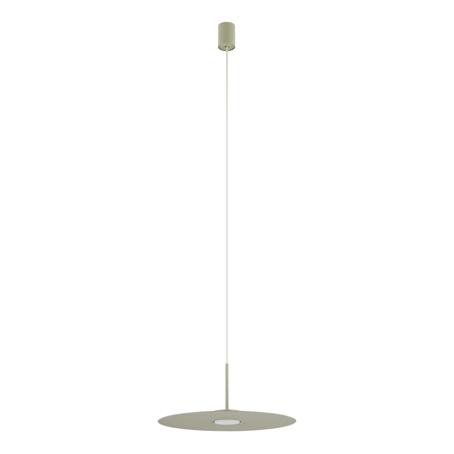 Lampe à suspendre moderne en acier GX53 ronde Ø40 cm vert sauge
