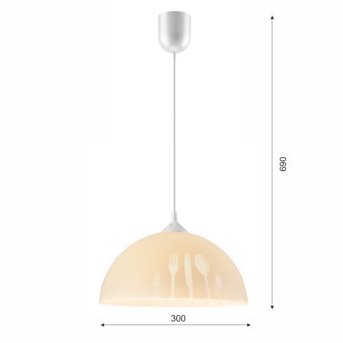 Lampe de table à manger Suspension jaune Rétro Salon