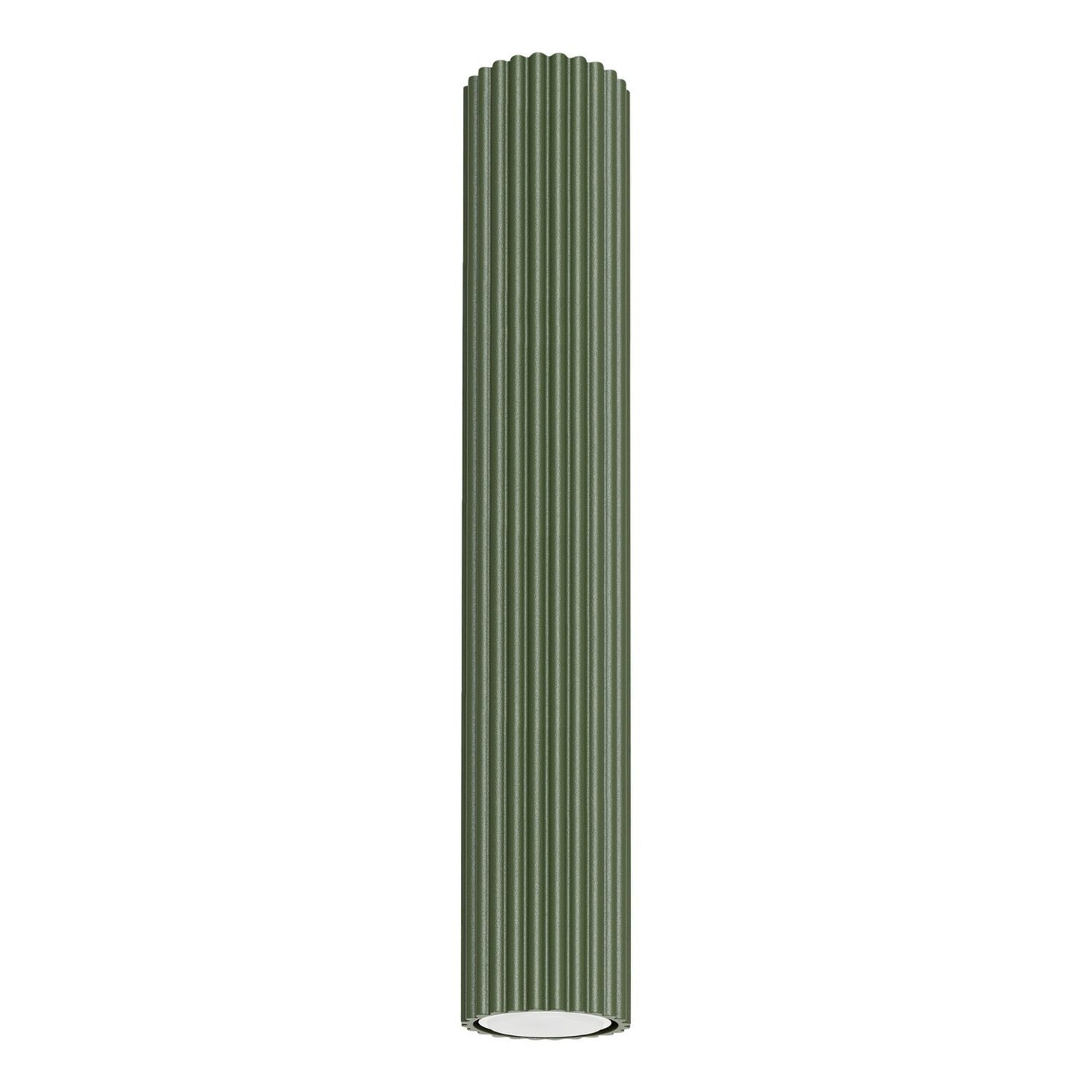 Spot de plafond apparent GU10 Ø 6,5 cm H : 40 cm étroit Vert