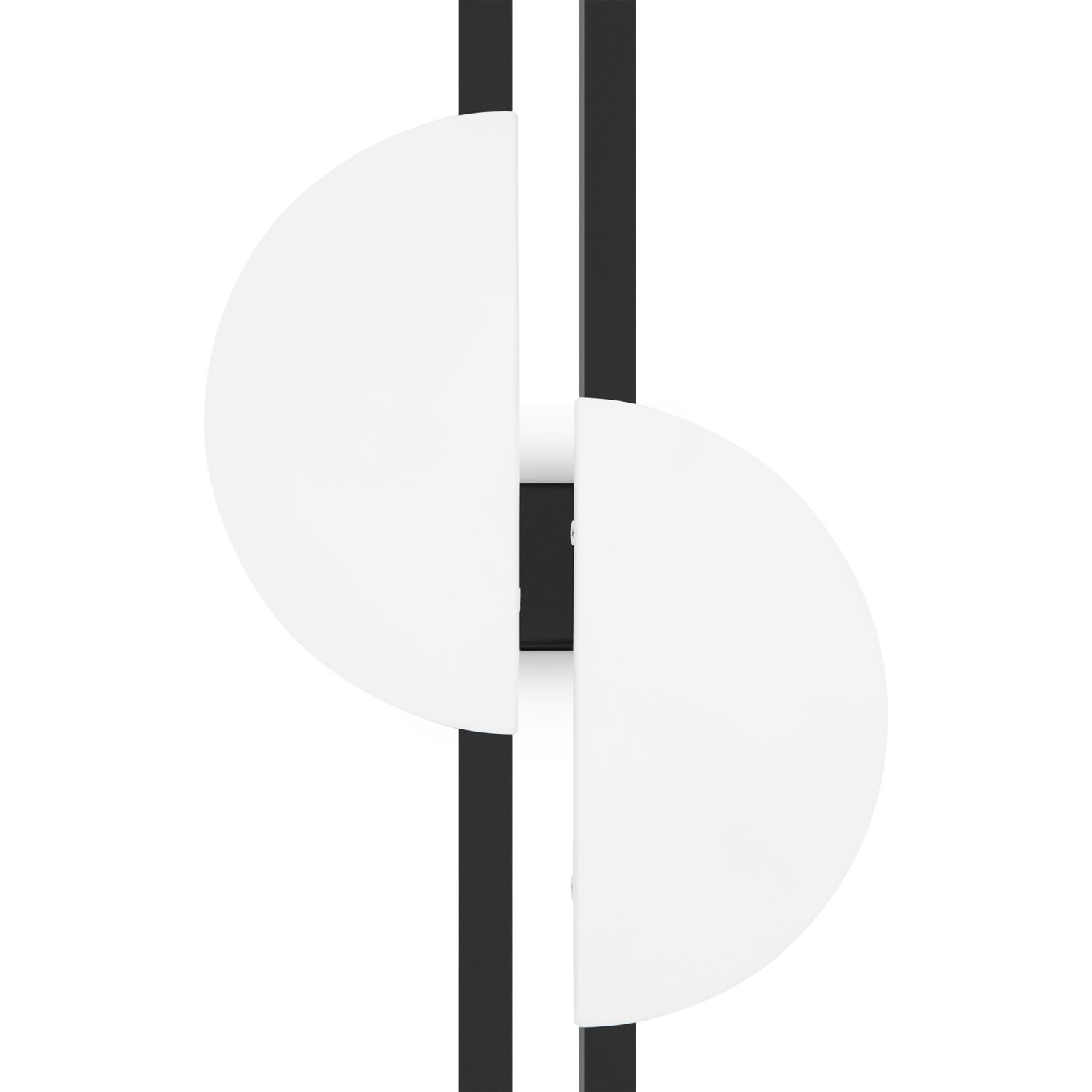 Applique LED Aluminium Métal H : 79 cm Noir Blanc Beleuchtung, Lampe, Kronleuchter