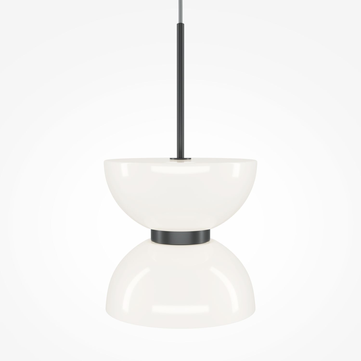Pendelleuchte Metall Glas LED Ø 22 cm H: max. 350 cm