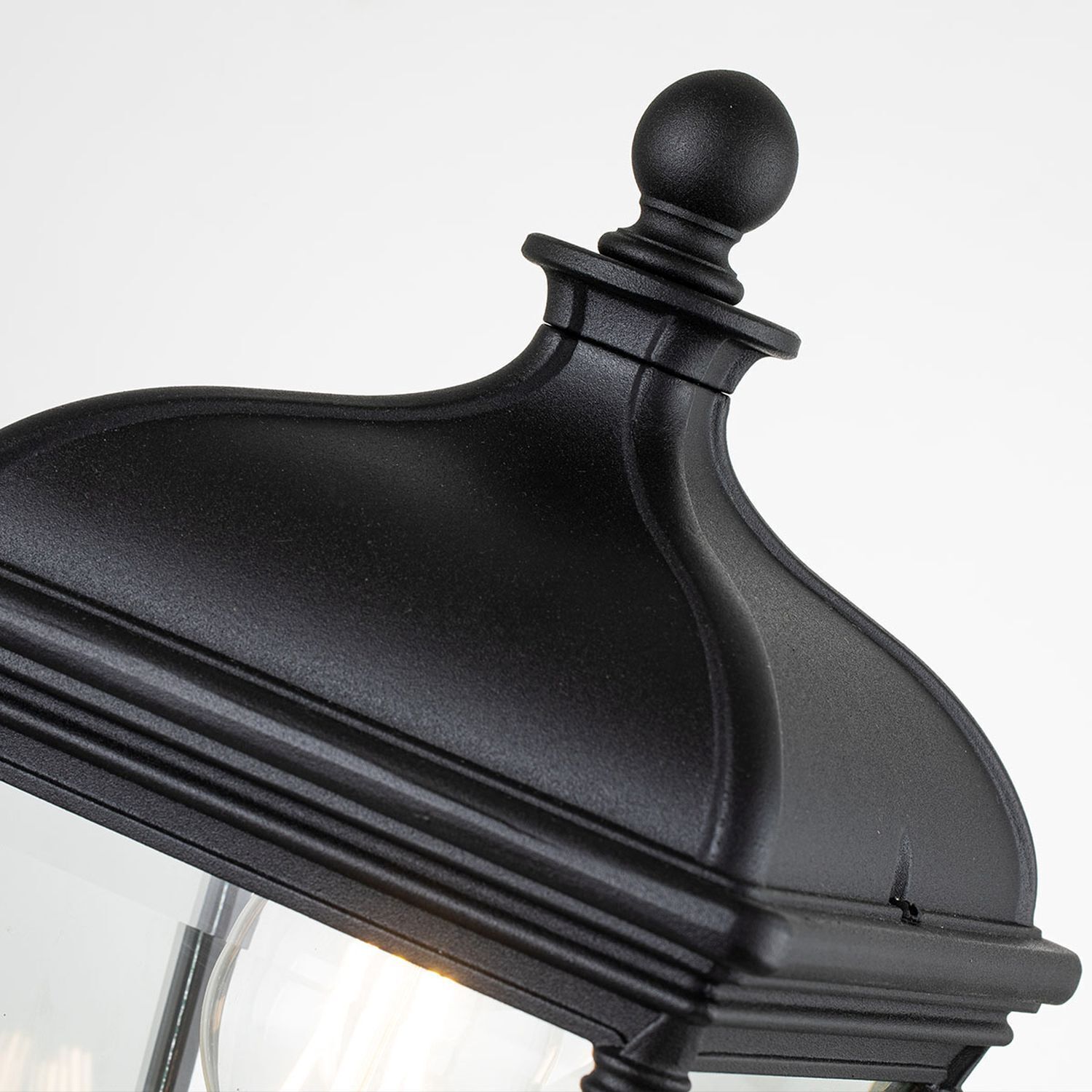 Lampe de socle 39,3 cm IP44 noir E27 chemin de jardin