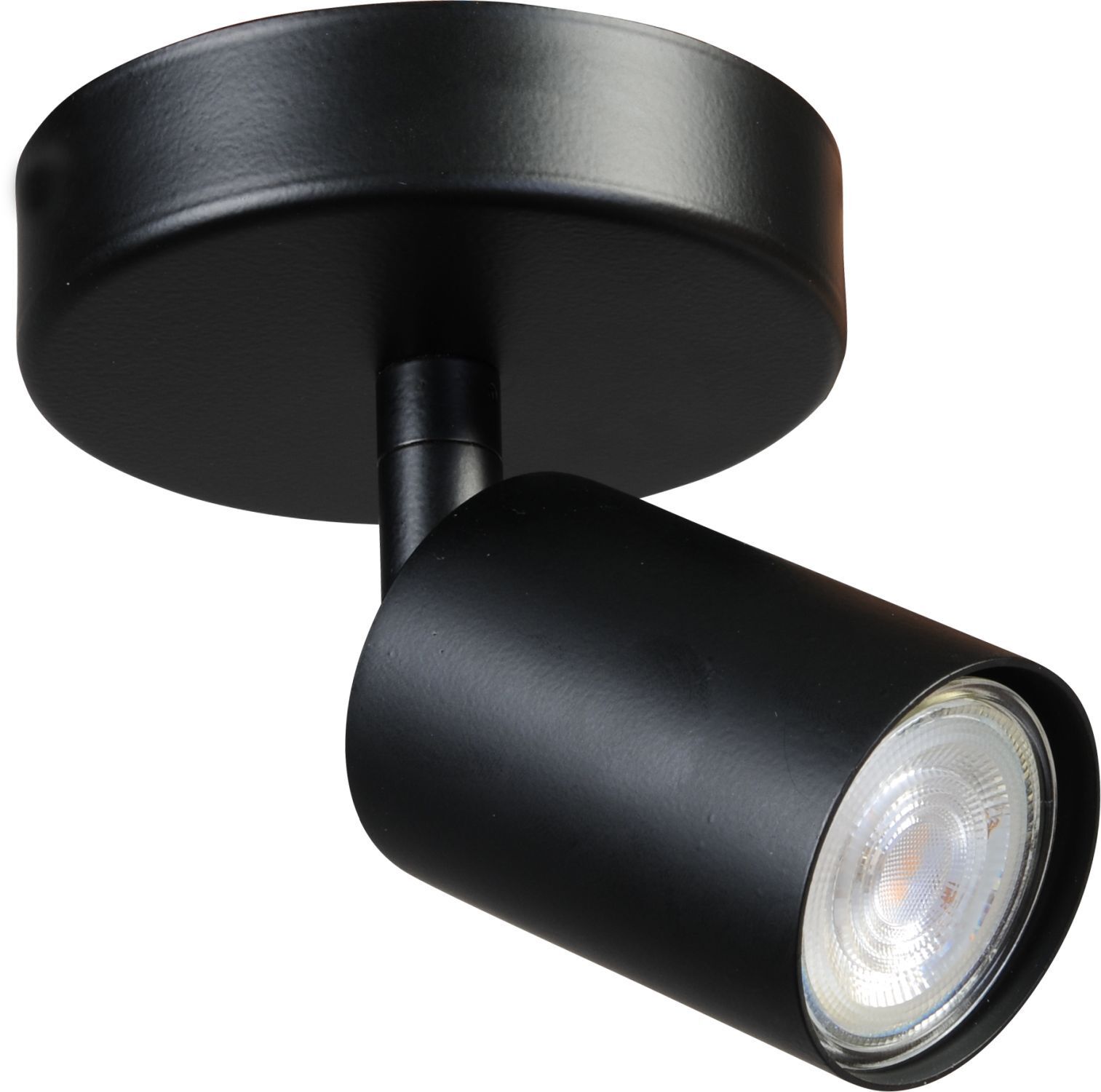 Spot Strahler Schwarz klein Ø 11 cm rund ELSIE