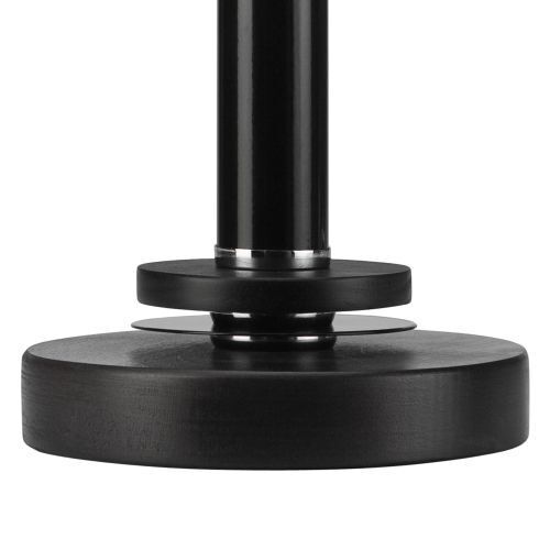 Tischlampe Modern Grau Stoff H:33cm DENIRA