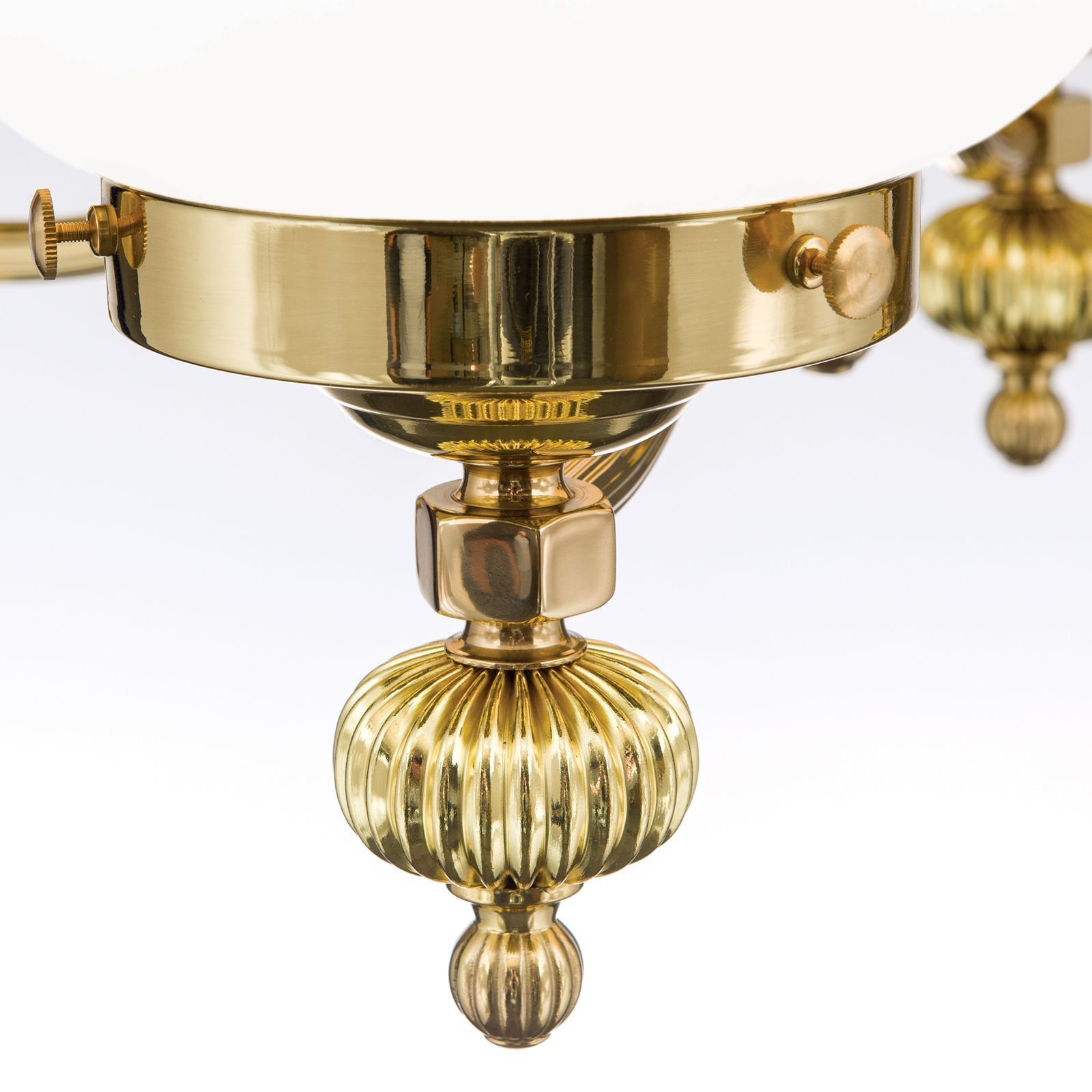 gold, lampe, messing, ornament, unterteil