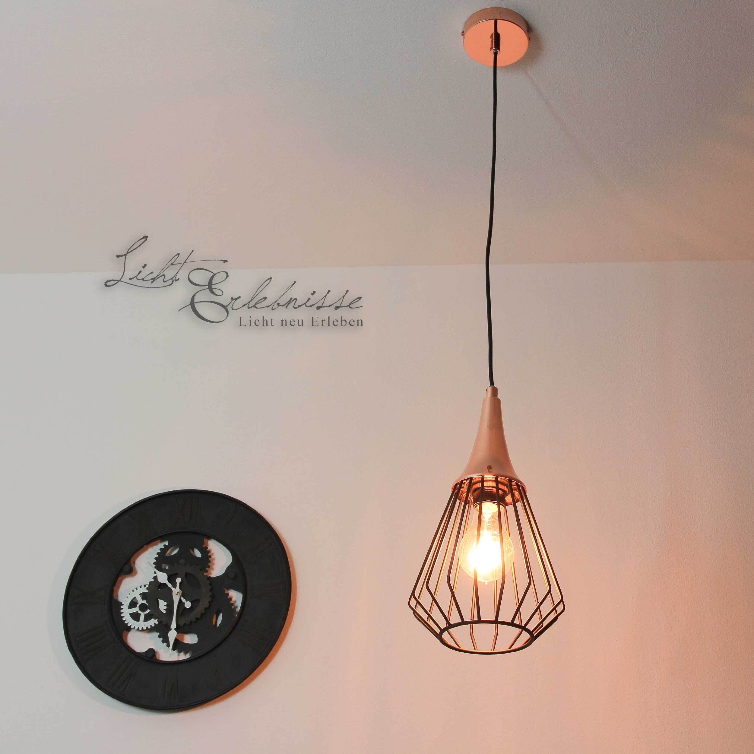 Lampe à suspendre en cuivre Lampe, Leuchte