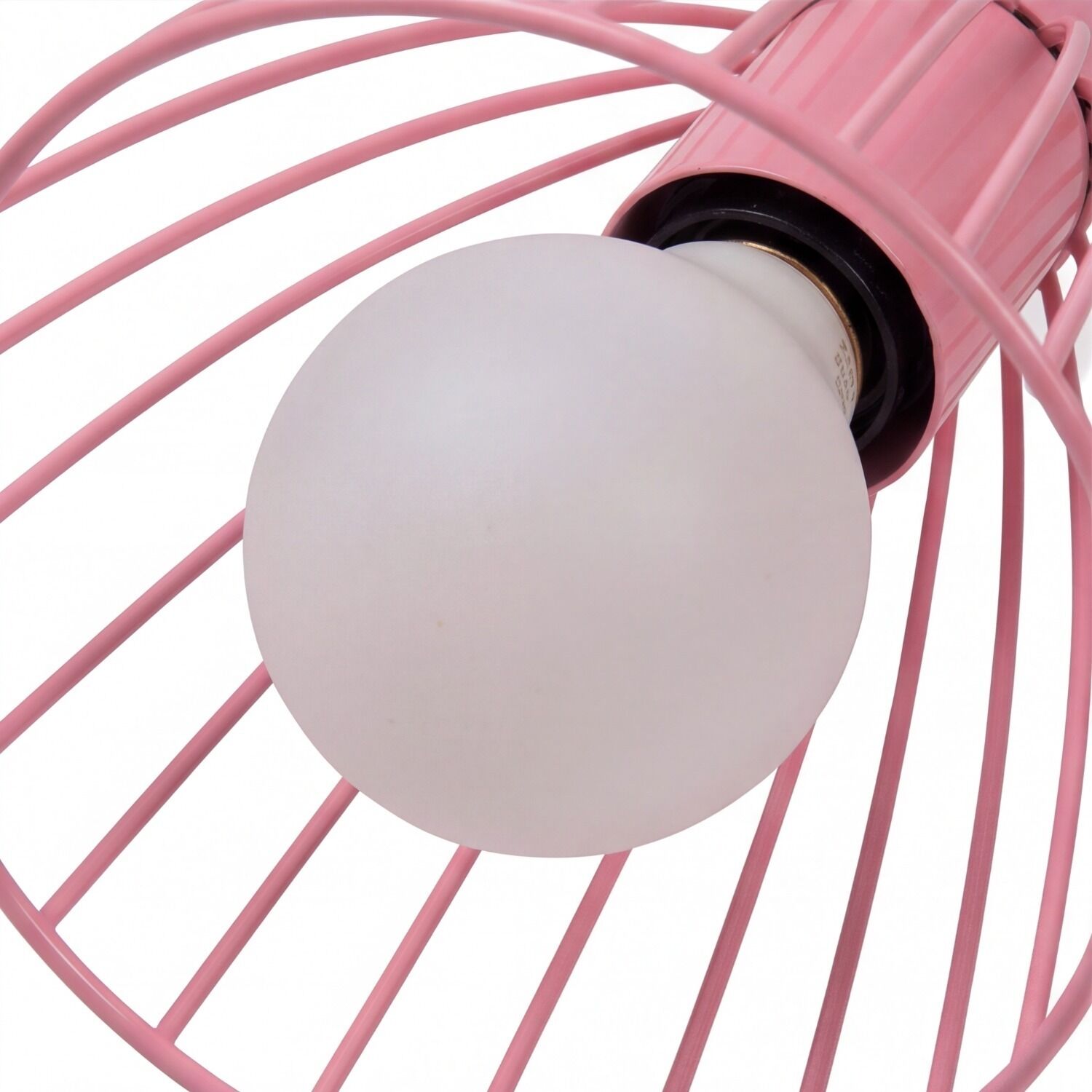 E27 Glühbirne, LED Glühbirne, Lichtbirne, Pinkes Käfiglampe, Hängelampe