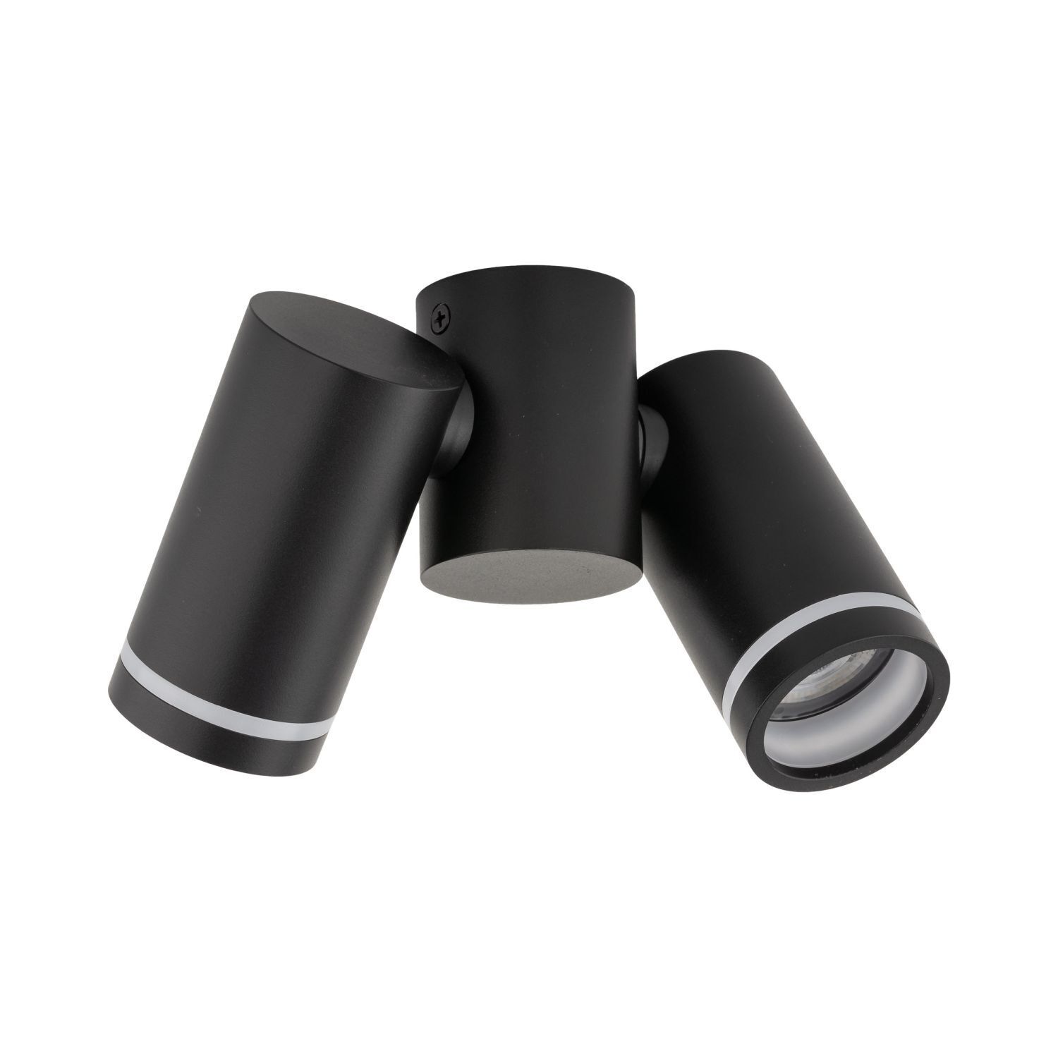 Deckenstrahler Metall klein L: 17 cm Schwarz 2x GU10 Deckenstrahler Metall klein L: 17 cm Schwarz 2x GU10