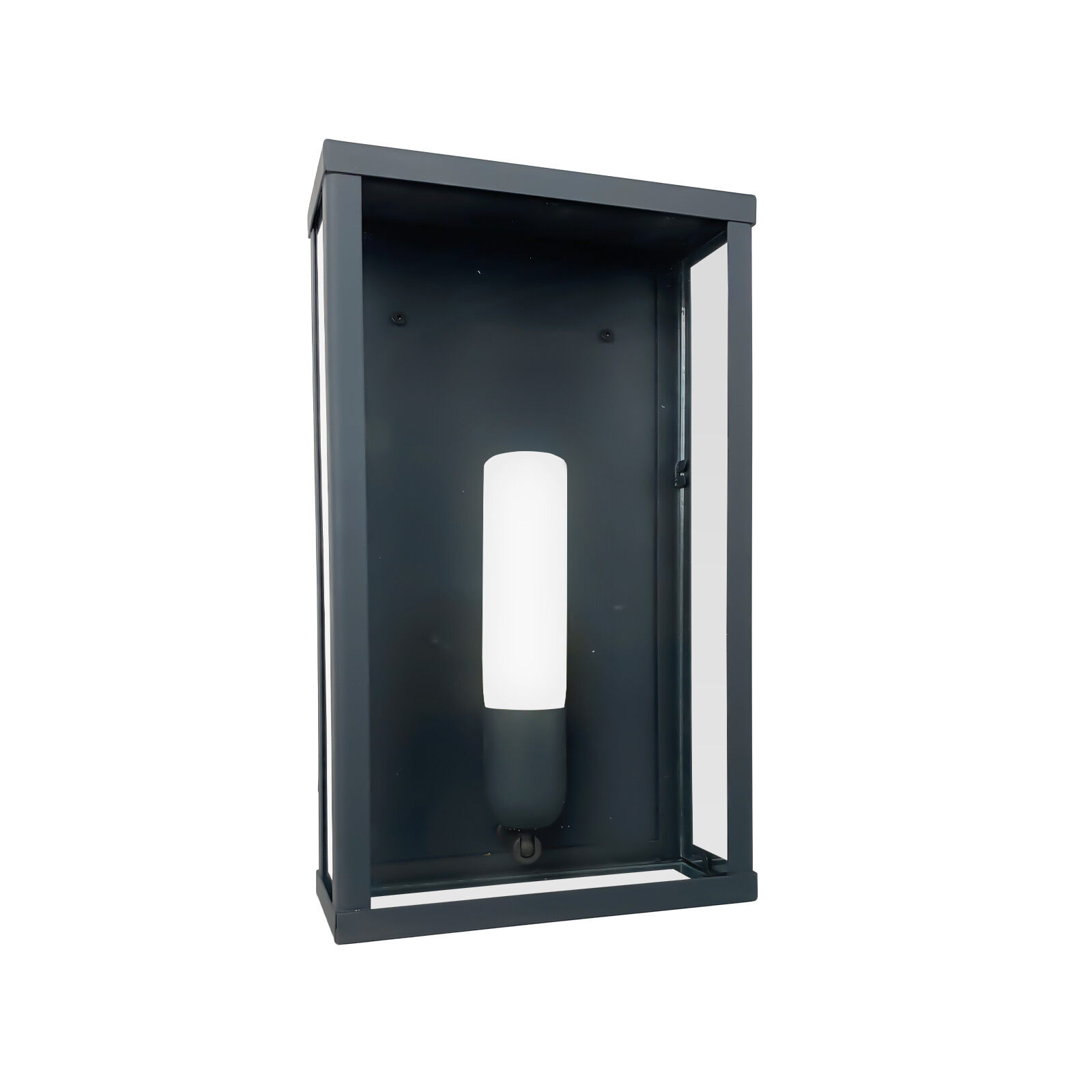 Applique extérieure H : 36 cm IP43 E27 en bronze en fer verre