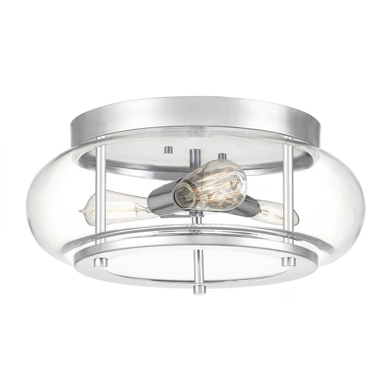 Lampe de plafonnier IP44 salle de bain ronde Ø 40,6 cm 3x E27 chrome Deckenleuchte, Leuchte