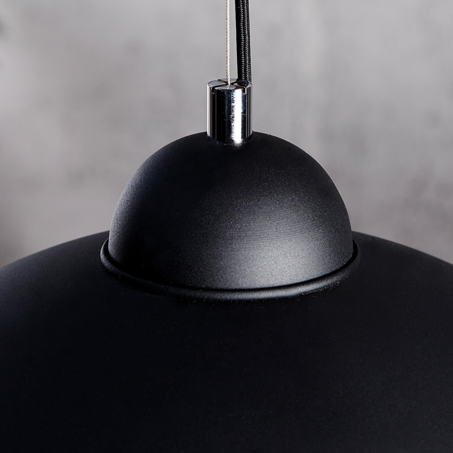 Suspension ronde Ø55cm Retro noir or Lampe, Beleuchtung