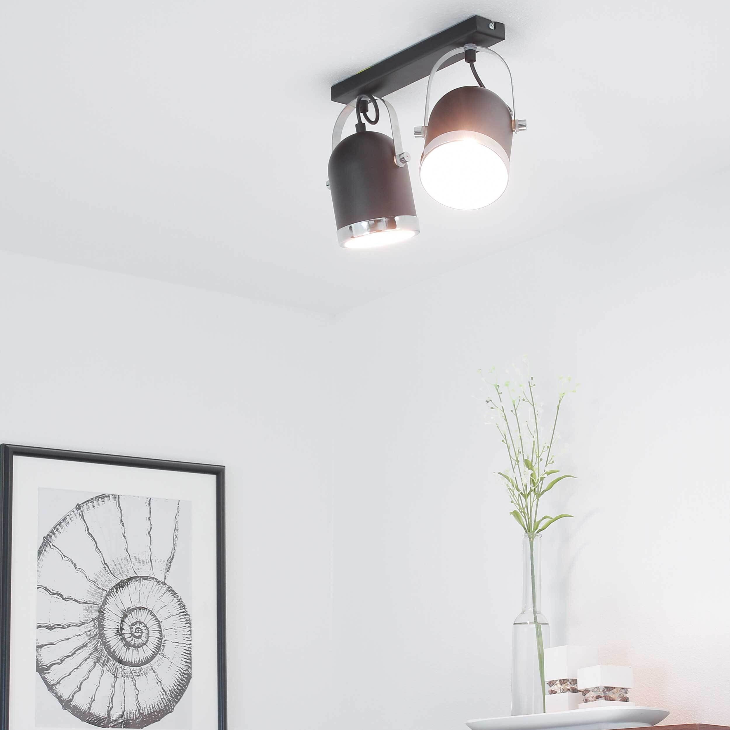 Spotstrahler NEO in Schwarz 2-flmg Leuchte, Lampe, Deckenleuchte, Pflanze