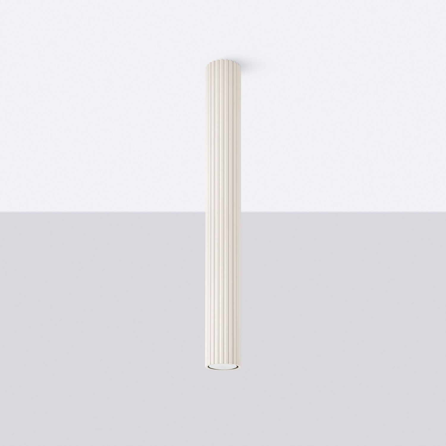 Spot à poser métal Ø 6,5 cm H : 60 cm GU10 en crème Moderne Spot à poser métal Ø 6,5 cm H : 60 cm GU10 en crème Moderne