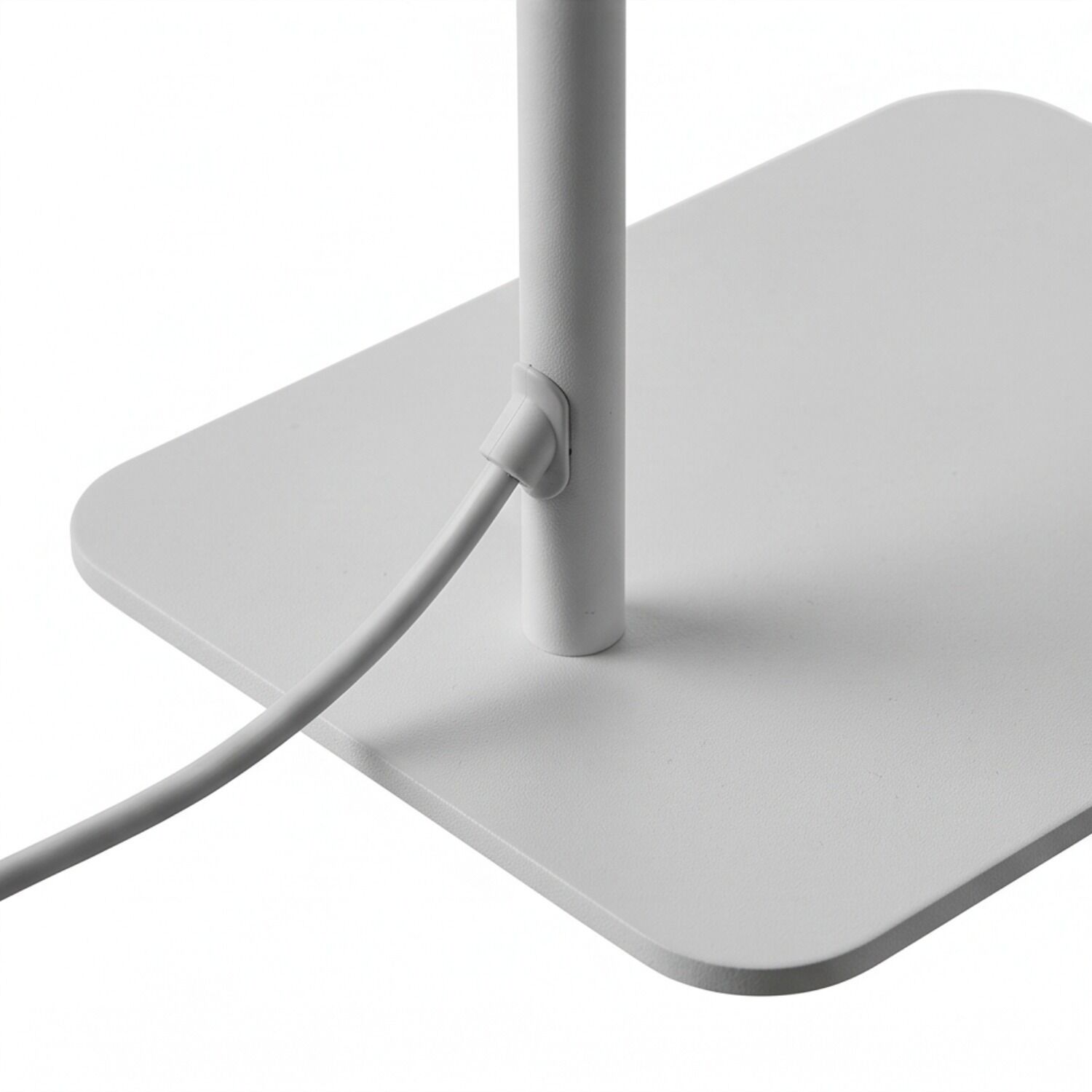 Lampe Basis, Weiß, Kabel, Schreibtischlampe, Minimalistisch