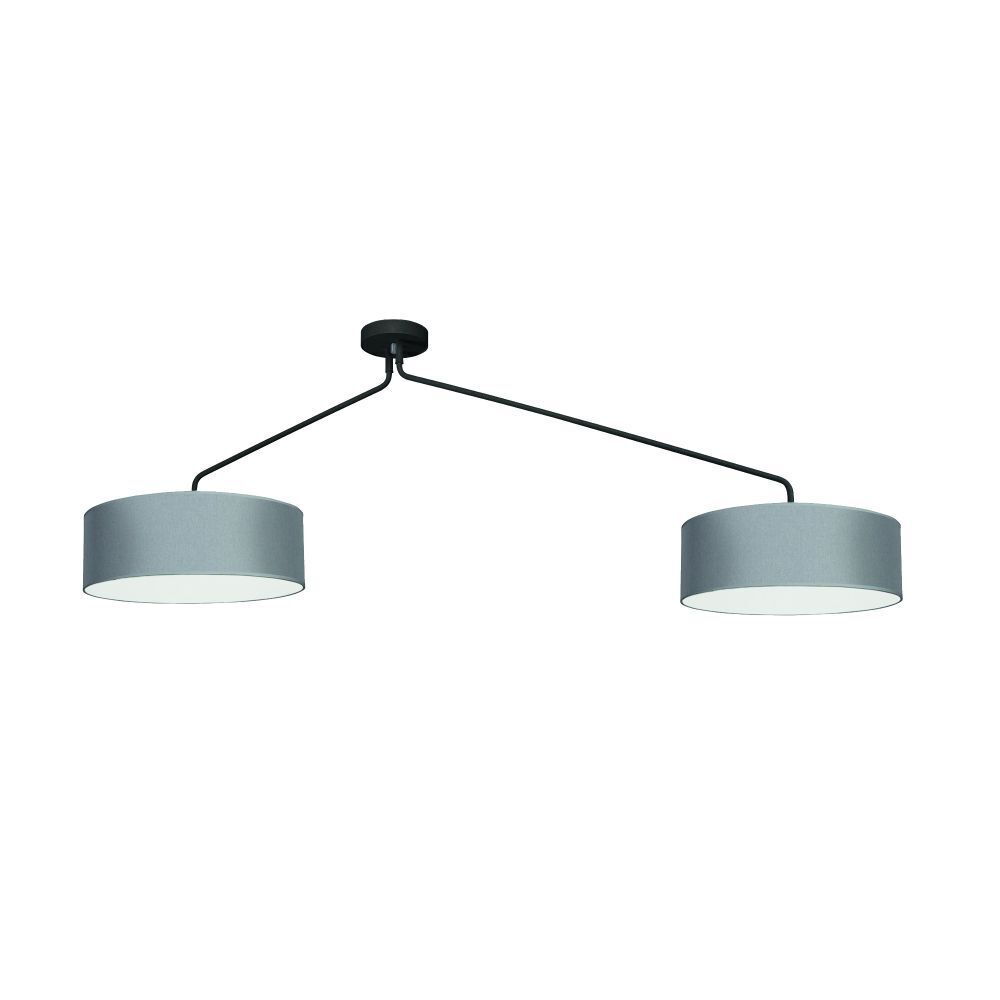 XXL Deckenleuchte verstellbar B:100-156cm Stoffschirm