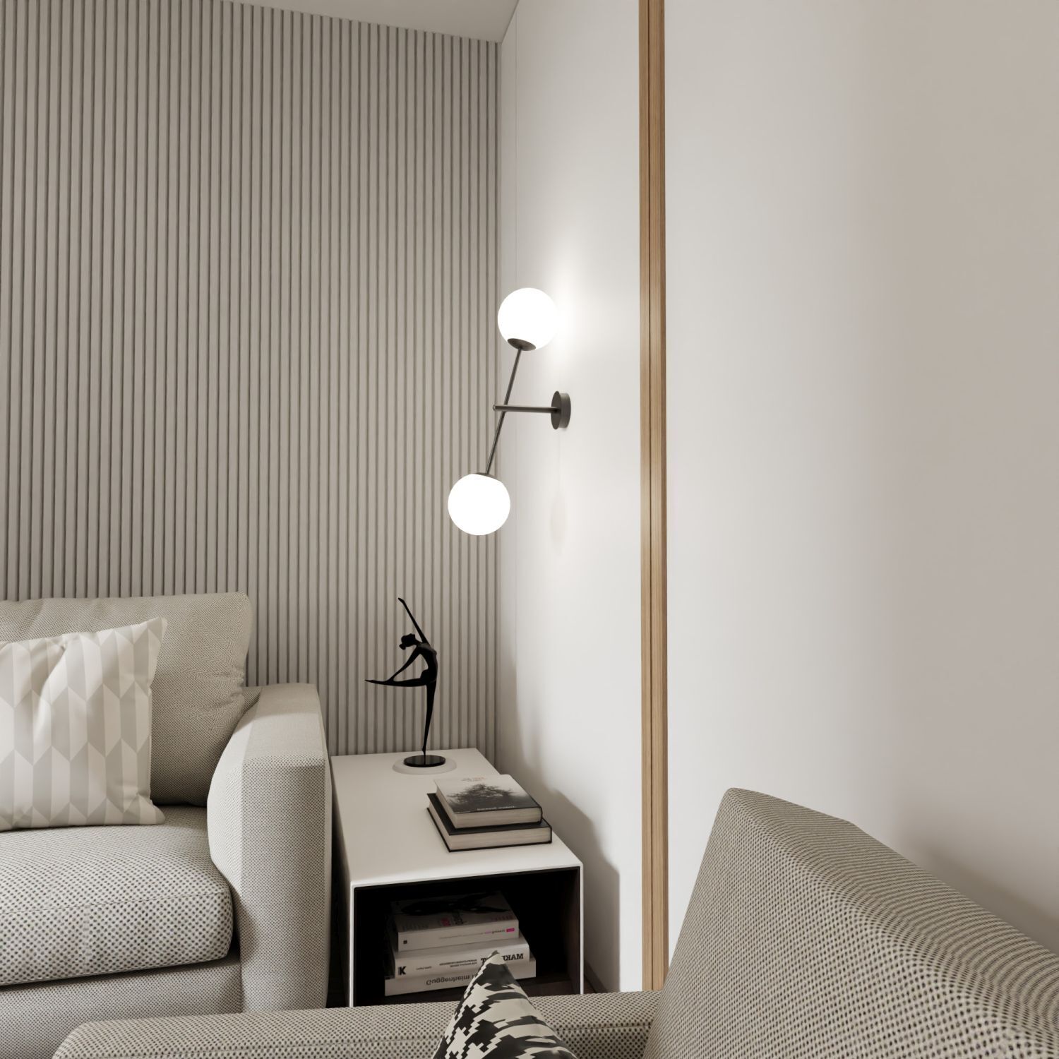 Drinnen, Innenarchitektur, Lampe, Holzpaneele, Couch