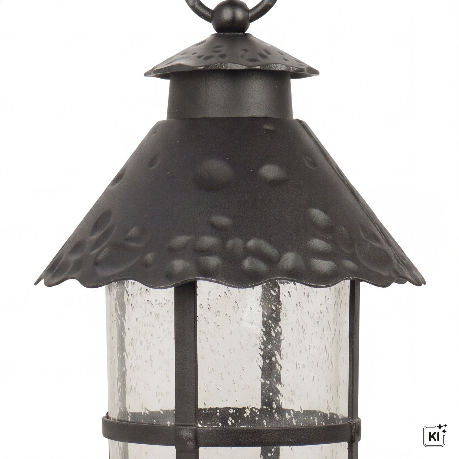 le51624-pendelleuchte-terrasse-balkon-garten-aussen-metall-glas-gehaemmert-antik-rustikal-klassisch-schwarz-05 Laterne, Außenlampe, Schwarz, Metall, Glaskörper