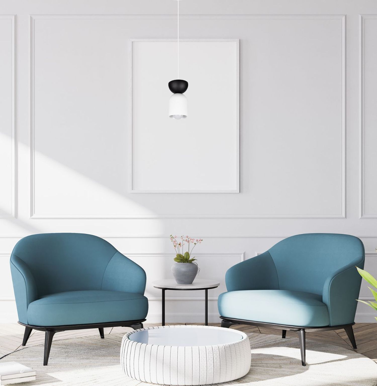armchairs, teal, blue, wohnzimmer, kaffeetisch-dekor