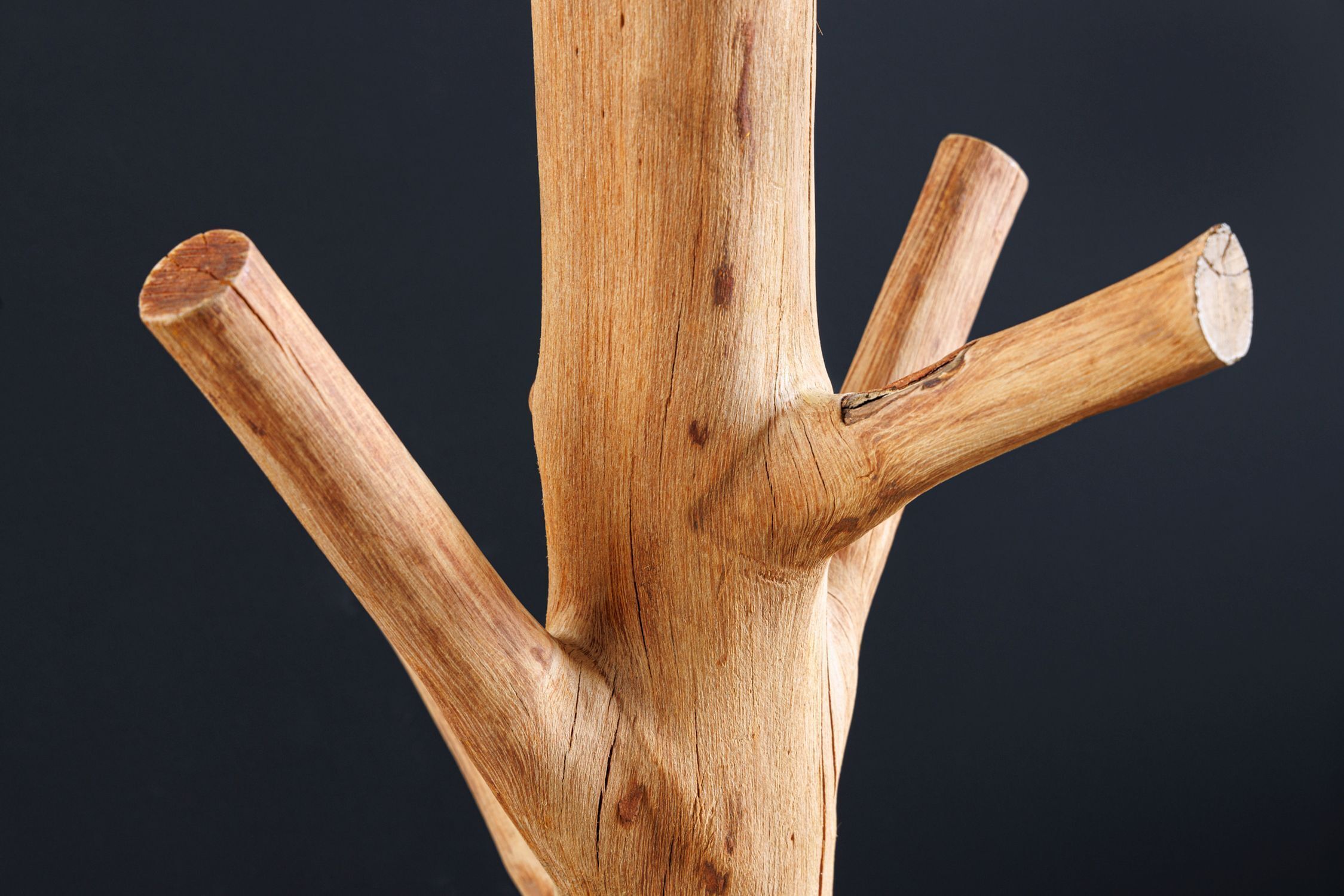 Stehleuchte Beige Stoffschirm Holz 175 cm Handarbeit Holz, Mobiliar, Axt, Werkzeug, Waffe