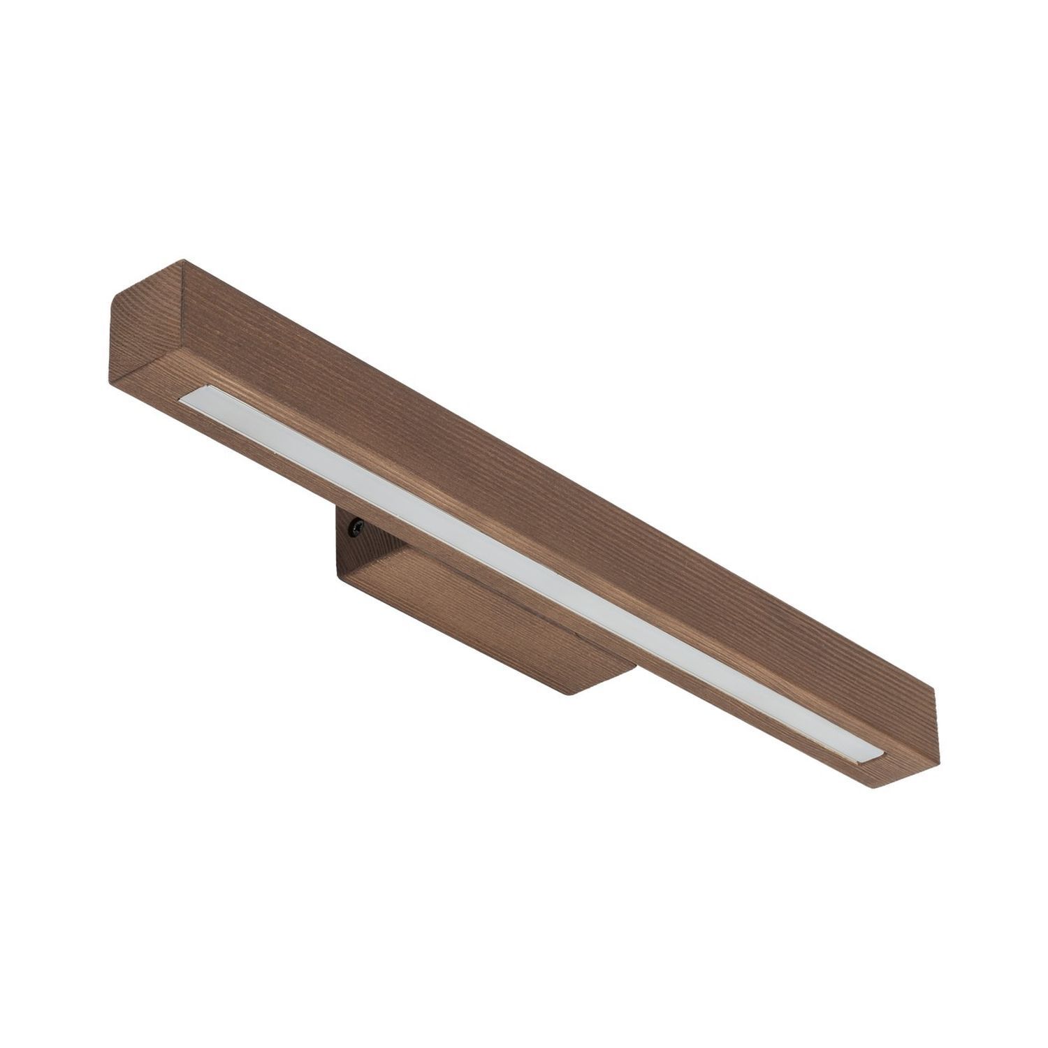 LED Bilderleuchte Holz 46 cm lang warmweiß 3000 K 988 lm Ablage, Deckenleuchte, Leuchte