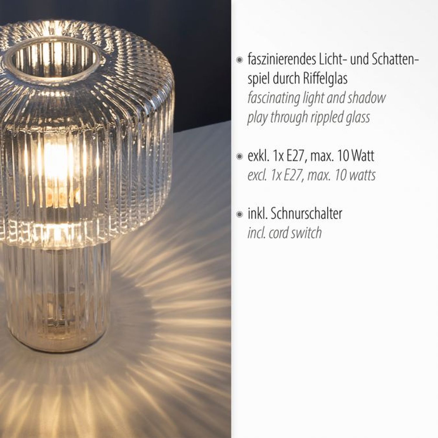 Lampe, Beleuchtung