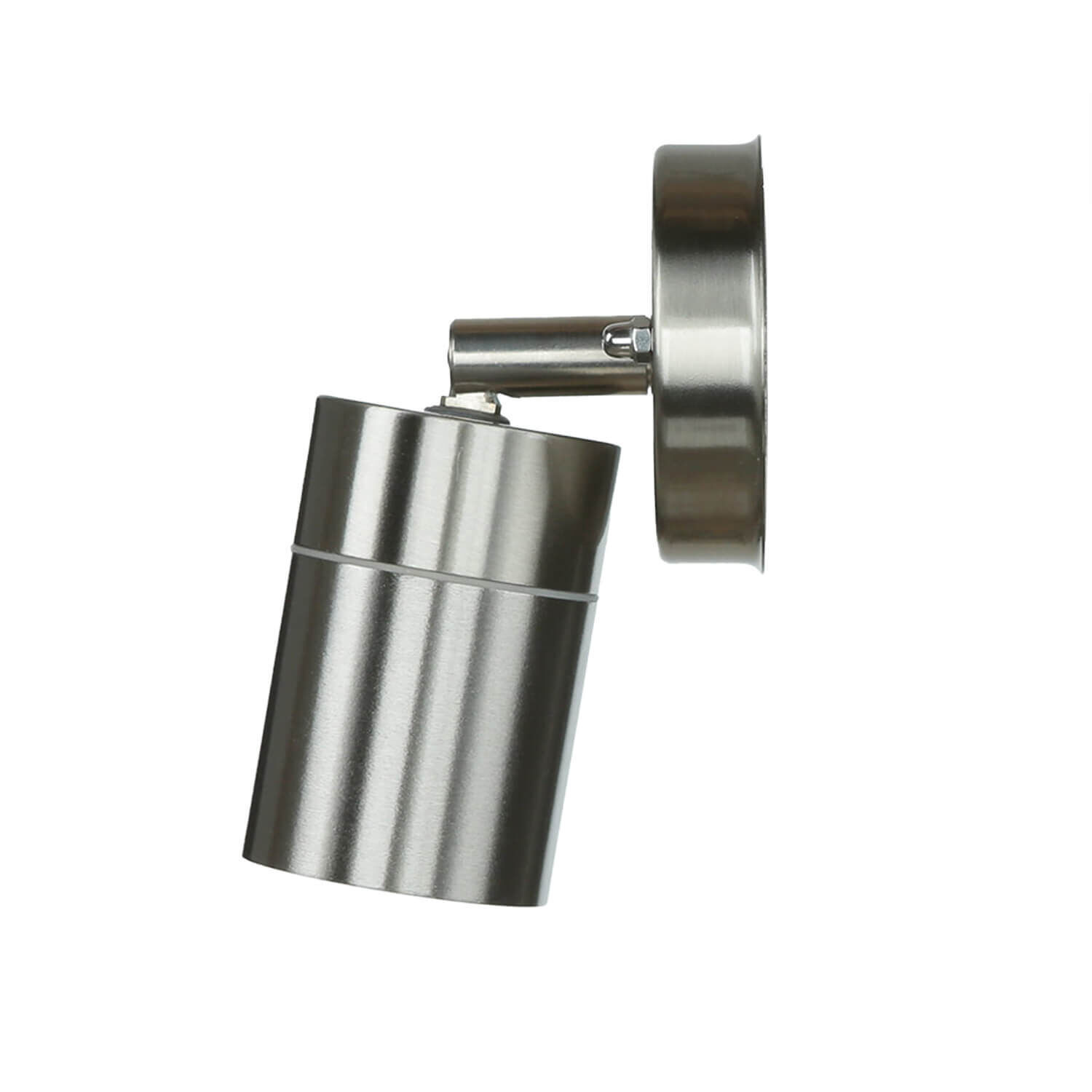 Spot Lampe außen Edelstahl IP44 GU10 Haus Wand COLLINS