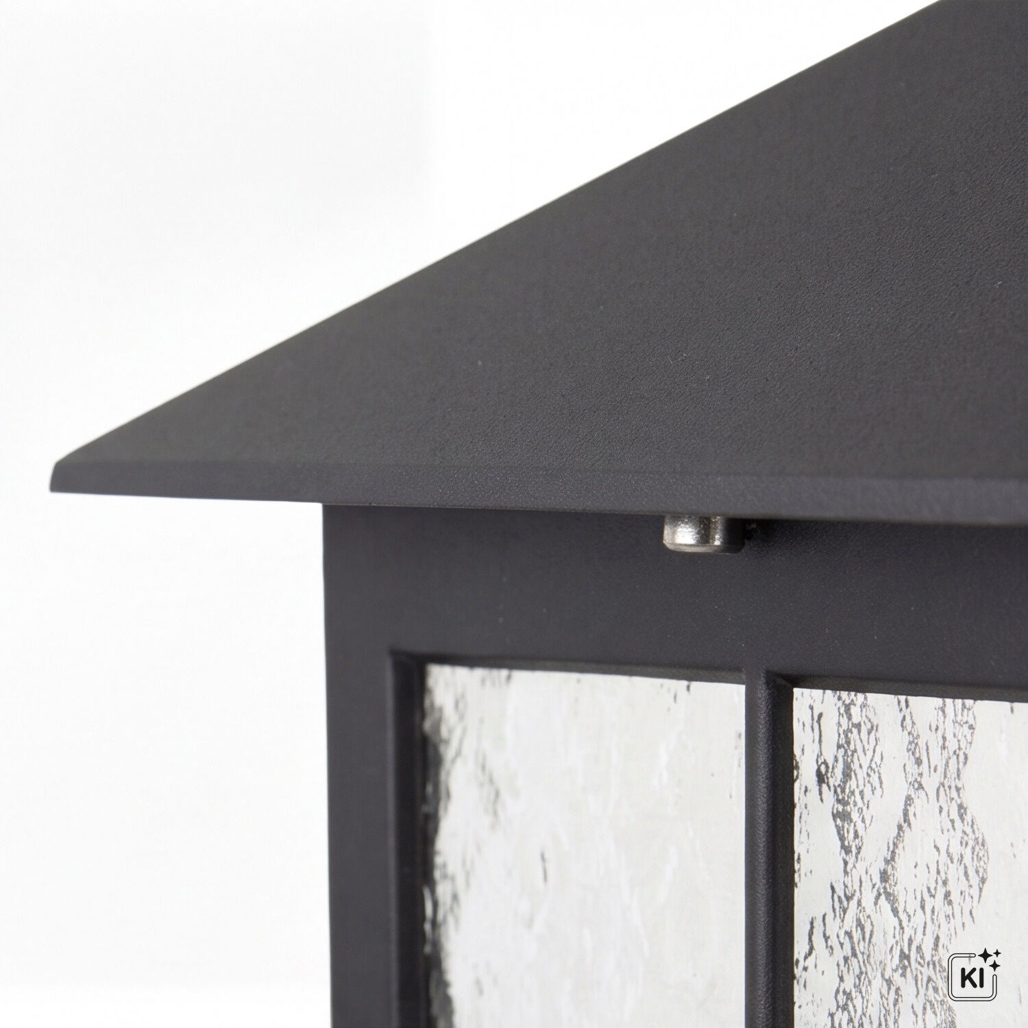 le51633-pendellampe-terrasse-balkon-aussen-metall-glas-matt-gehaemmert-rustikal-2-flammig-schwarz-04 Laterne, Metall, Schwarz, Glass-Pane, Dämmerlicht