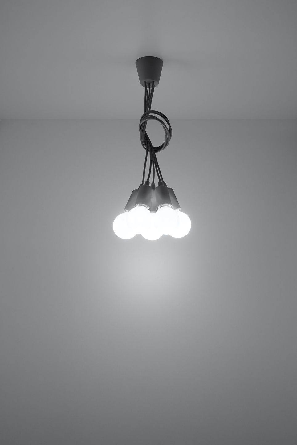 Lampe à suspendre rétro vert réglable jusqu'à 90cm pour E27