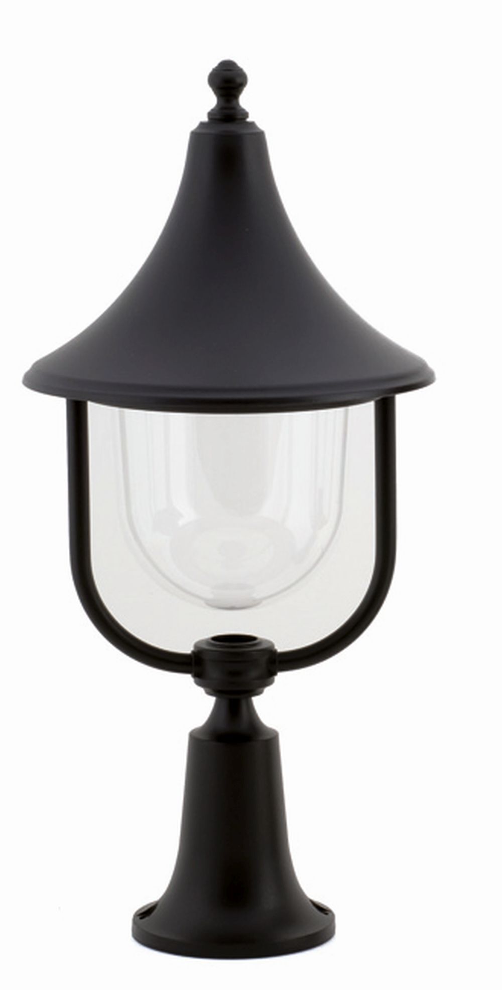 Lampe de socle extérieure Noir 57 cm IP43 E27 Rustique