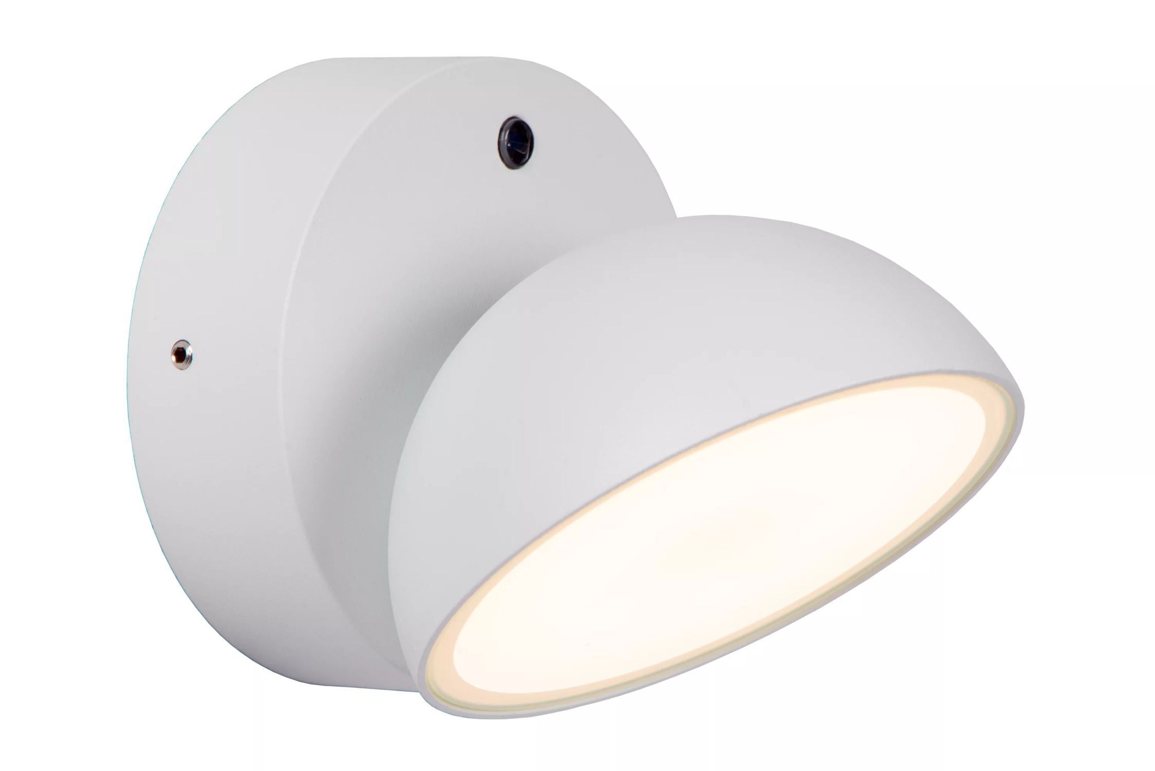Wandlampe, Wandleuchte, weiß, Metall, Licht