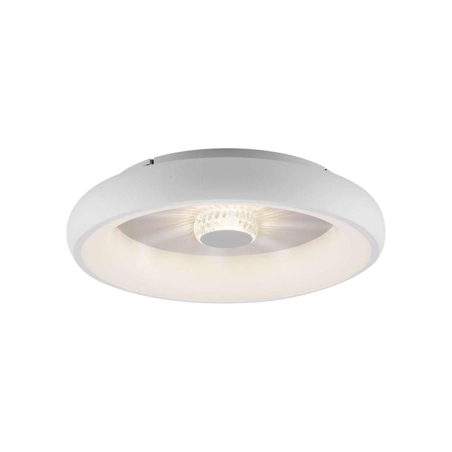 Lampe de plafonnier LED à intensité variable Télécommande effet cristal