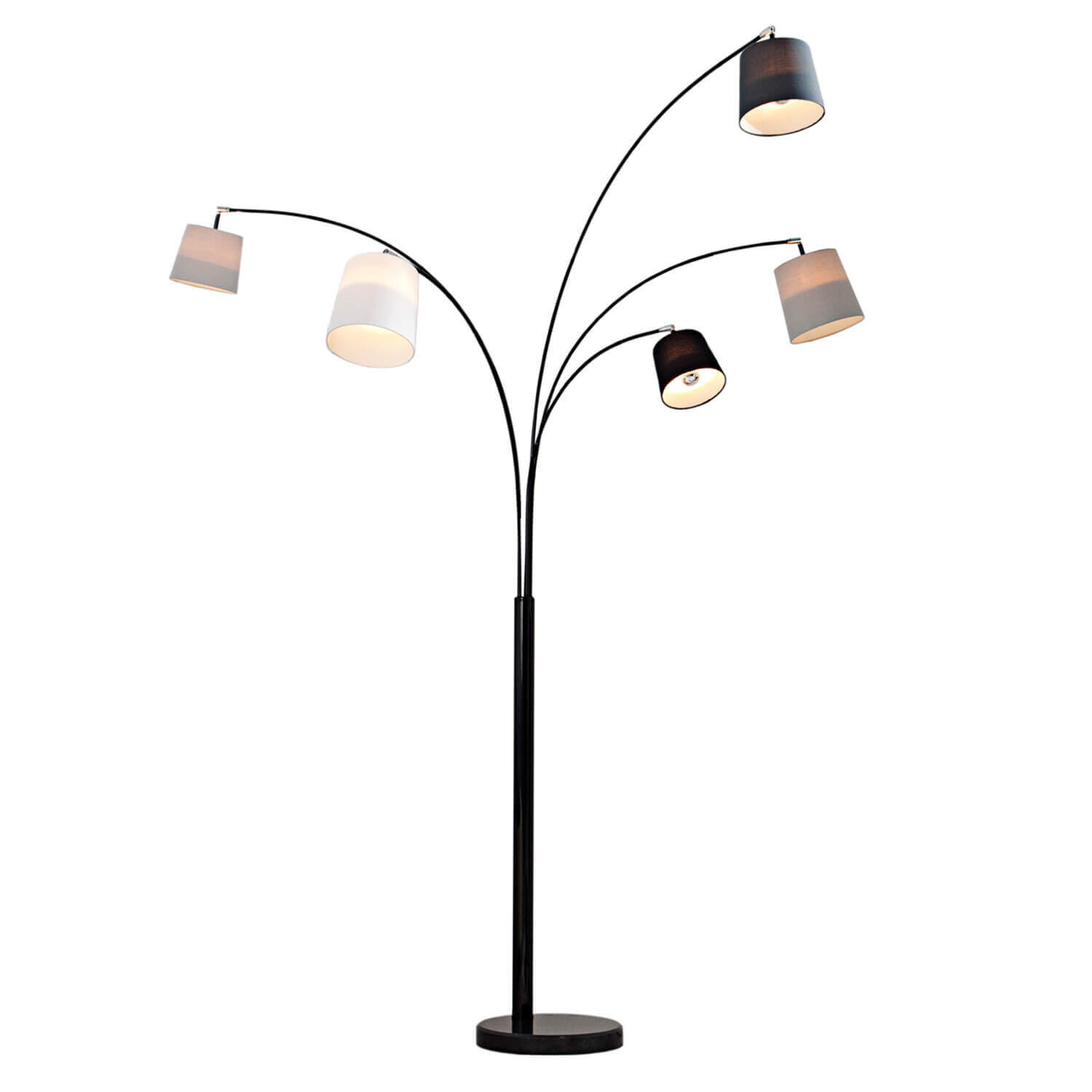 Stylische Stehleuchte Modern Design 200cm flexibel Lampe, Lampenschirm