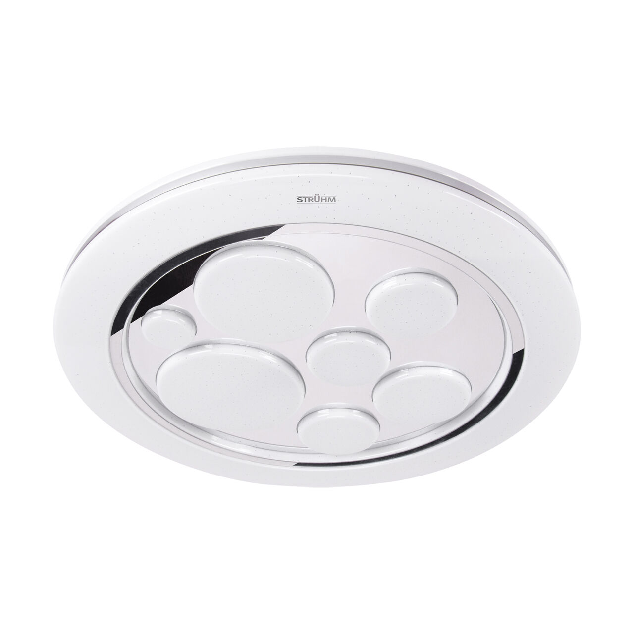 Lampe de plafonnier LED IP44 ronde D : 49 cm Télécommande Deckenleuchte
