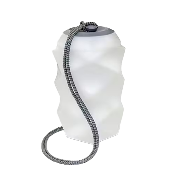 Wasserflasche, Trinkflasche, Kordelzug, Kunststoff, Flaschenasicht