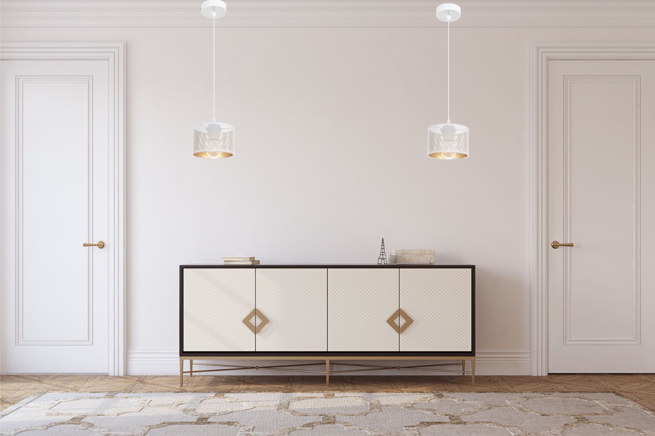sideboard, Konsole, Schrank, Mid-Century, Metallbeine