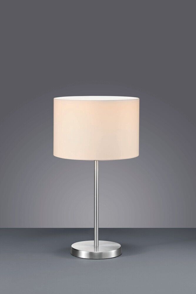 Lampe de table ronde moderne blanche