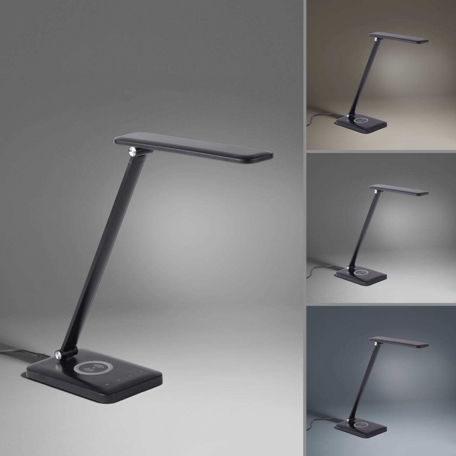 LED SchreibTischlampe Schwarz Touch 680 lm verstellbar Moebel, Lampe