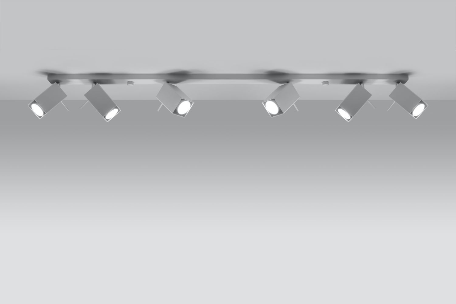 Spot de plafond blanc FALERIA 120 cm de long 6x GU10