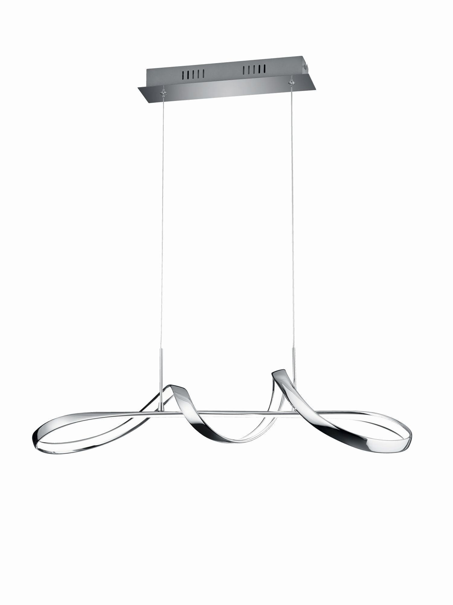 LED Pendelleuchte in Chrom dimmbar L:81 cm 37 W 4500 lm LED Pendelleuchte in Chrom dimmbar L:81 cm 37 W 4500 lm