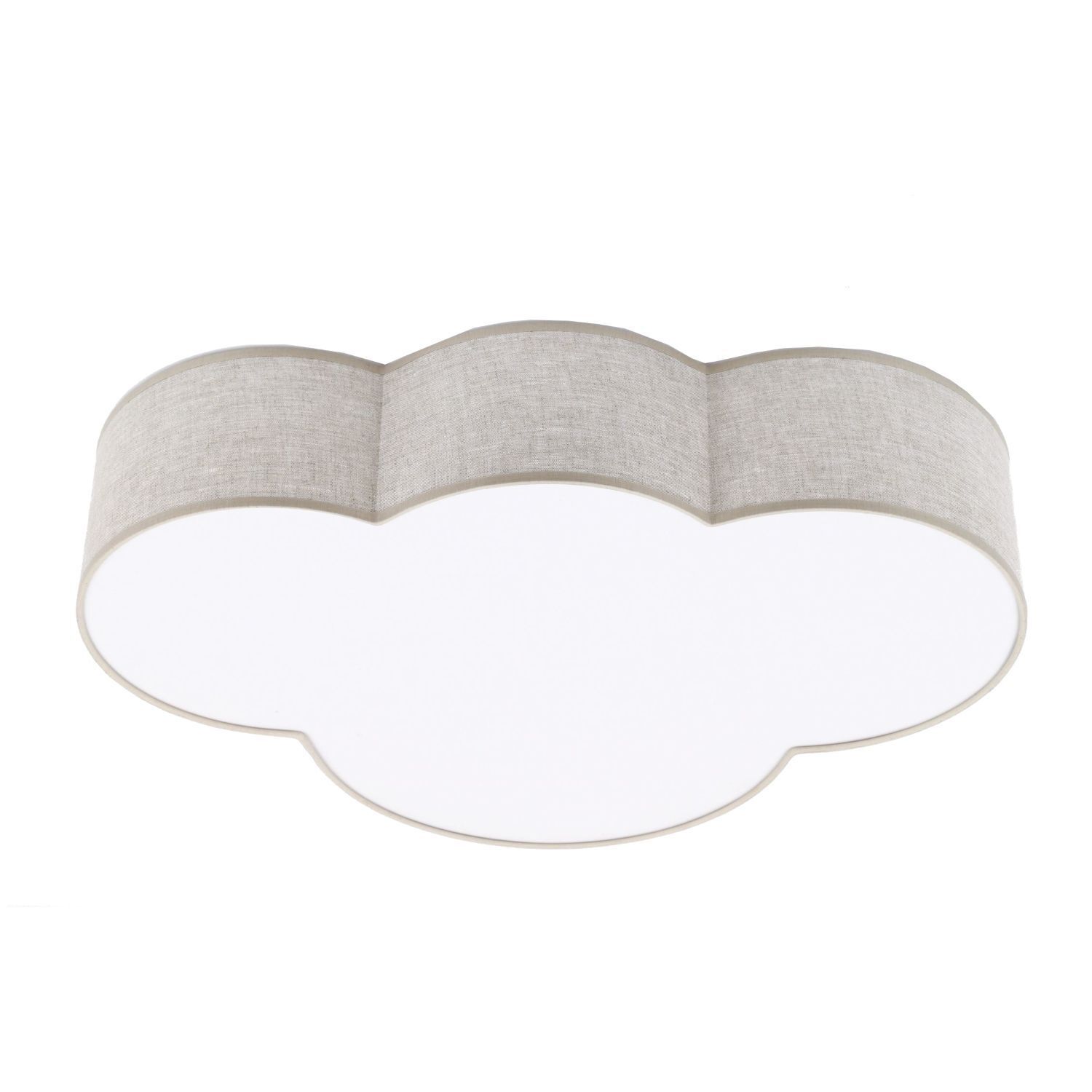 kinder-deckenlampe-kinderzimmerlampe-badlampe-wolki-4x-e27-bis-15w-weiss-beige-fuer-kinder-metall-leinen-le107690-01 Deckenleuchte, Wolkenform, Stoffschirm, Deckenbefestigung, modern